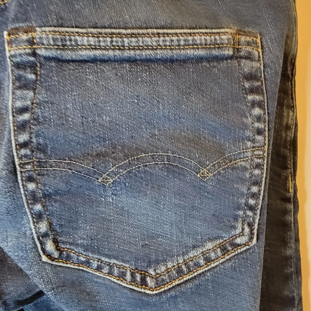 American Eagle Outfitters Dark Blue Denim Jeans - Picture 3 of 7